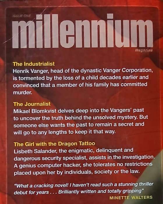 The Girl with the Dragon Tattoo ~ Stieg Larsson