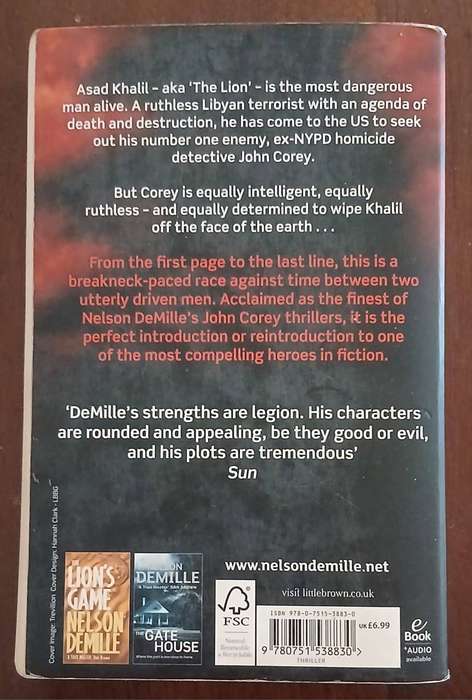 The Lion ~ Nelson Demille