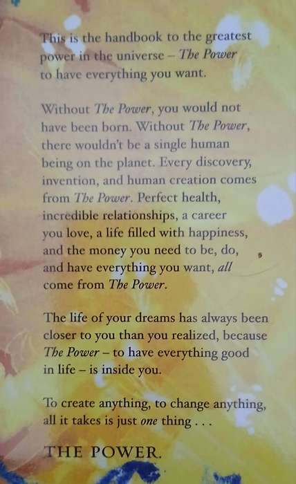 The Power ~ Rhonda Byrne