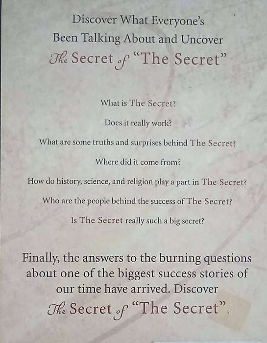 The Secret of the Secret ~ Karen Kelly