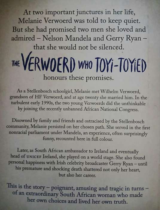 The Verwoerd Who Toyi-Toyied ~ Melanie Verwoerd