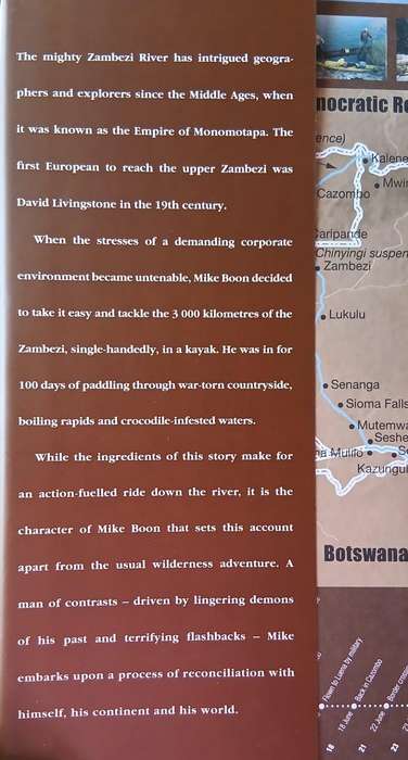 (Signed) Zambezi - The First Solo Journey down Africa's Mighty River ~ Mike Boon