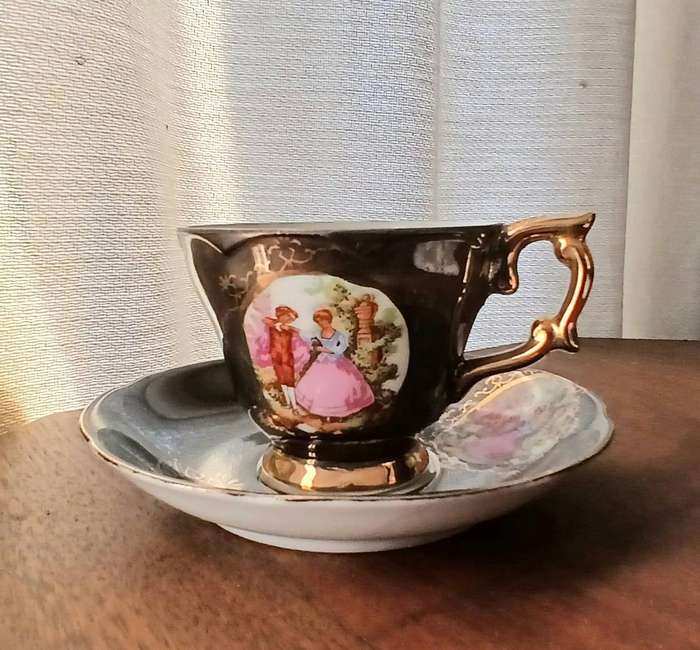 Vintage Balboa Japanese Porcelain Coffee Set  Pristine & Elegant