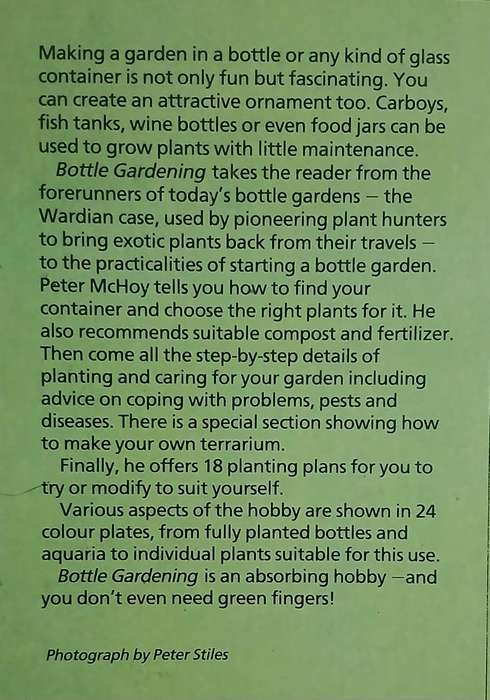 Bottle Gardening ~ Peter McHoy