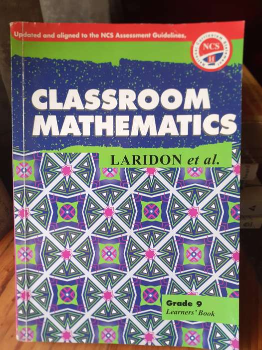 Classroom Mathematics Grade 9 ~ Laridon et al.