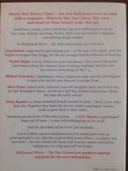 Hollywood Wives - the new generation ~ Jackie Collins
