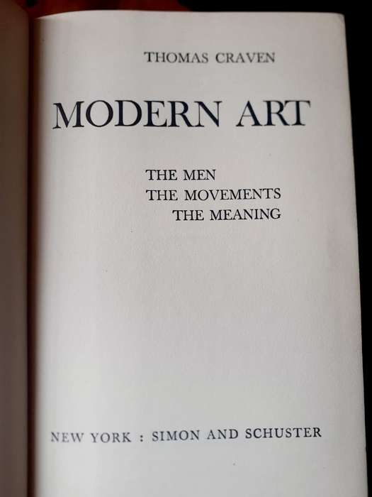 Modern Art ~ Thomas Craven