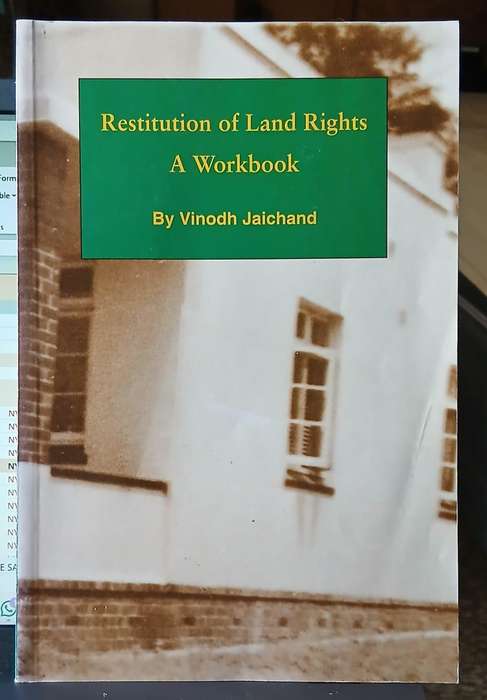 Restitution of Land Rights - A Workbook ~ Vinodh Jaichand