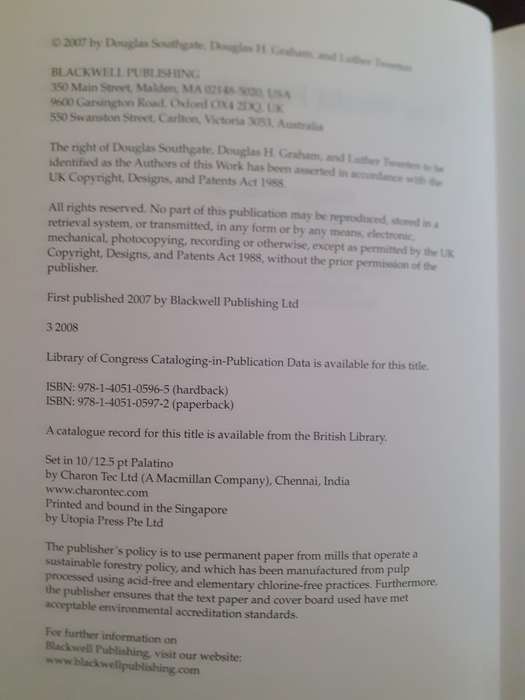 The World Food Economy ~ Southgate / Graham / Tweeten