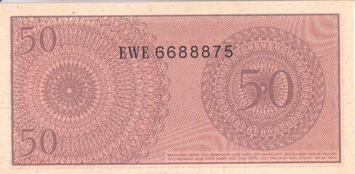 INDONESIA 50 SEN 1964 P94 UNC