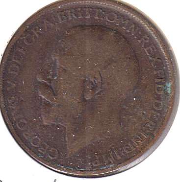 GREAT BRITAIN 1 PENNY  1911 IN COIN FLIP