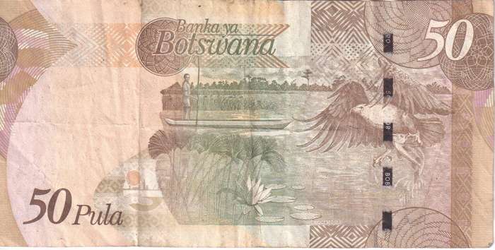 BOTSWANA - 50 PULA 2000 P22 VF
