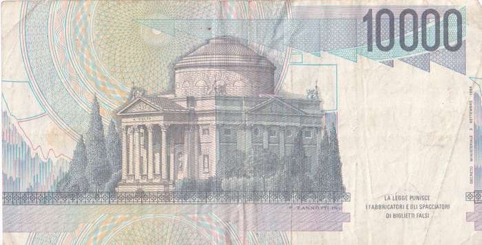 Italy 10,000 Lire, 1997 P-112  VF