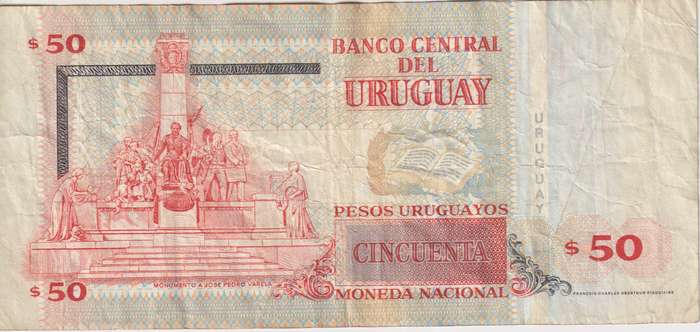 Uruguay 50 Peso 2003 - P84  VF
