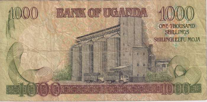 Uganda 1000 Shillings 2000 P39 VF