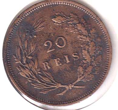 PORTUGAL 20 REIS 1892 IN COIN FLIP