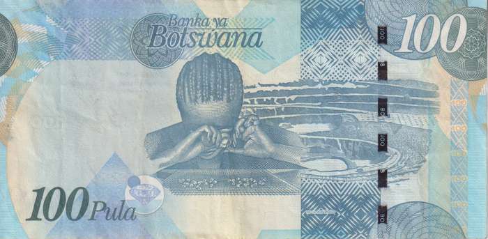 BOTSWANA  100 PULA 2012  P33 VF