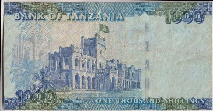 TANZANIA 1000 SHILLINGS 2010 P41c VF