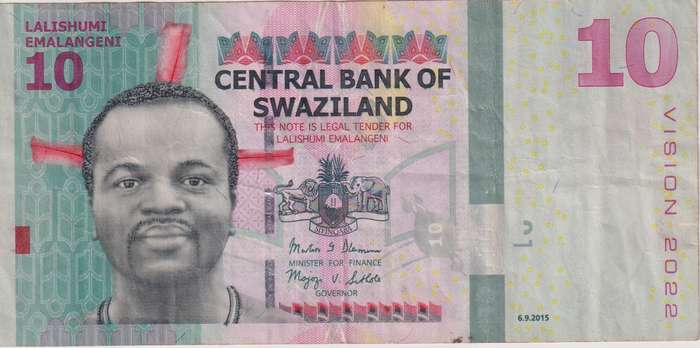 Swaziland 10 Emalangeni 2015 P41  VF