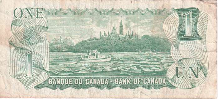 CANADA 1 DOLLARS 1973  P45b VF