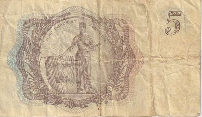 SWEDEN 5 KRONER 1963 P50  F