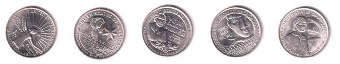 2022 P &D American Women Quarters-UNC-US Mint-complete full set of 10 coins