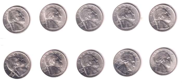2022 P &D American Women Quarters-UNC-US Mint-complete full set of 10 coins