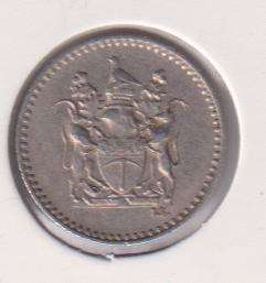 RHODESIA 2½ CENT  1970 IN COIN FLIP