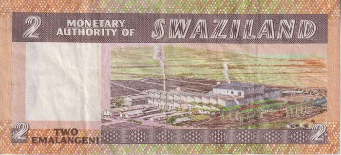 SWAZILAND 2 EMALANGENI 1974  P2 VF