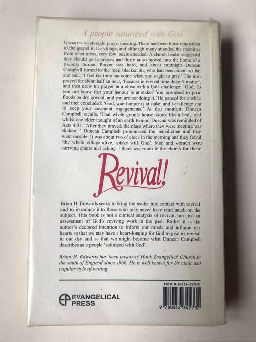Revival! A People Saturated with God by Brian H. Edwards