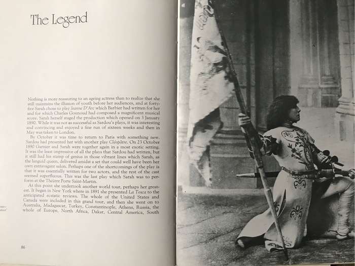 Sarah Bernhardt by William A. Emboden