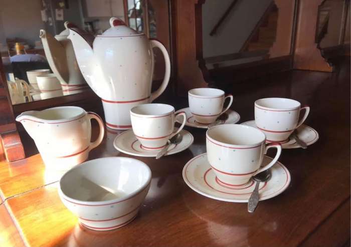 Susie Cooper Coffee Set