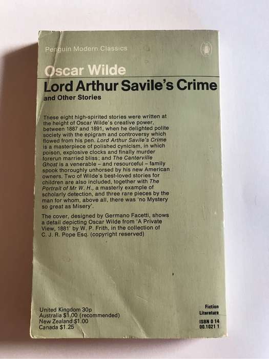 Lord Arthur Saviles Crime by Oscar Wilde
