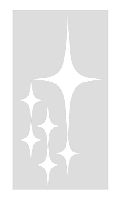 Star Car Vinyl Decal Sticker Bonnet - White