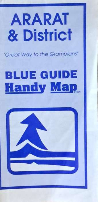 Ararat & District blue guide handy map