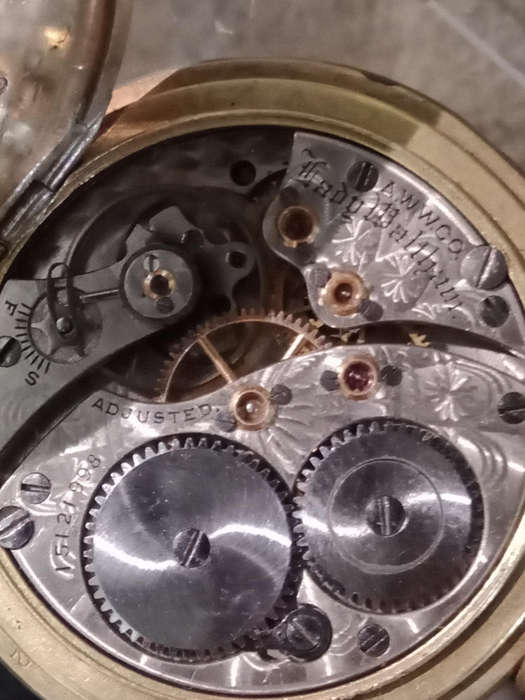 Vintage Dennison Sun Pocket Watch  Gold-Plated | Swiss Movement | Working | 1920s