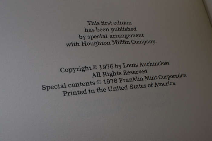 The Winthrop Covenant by Auchincloss, Louis
