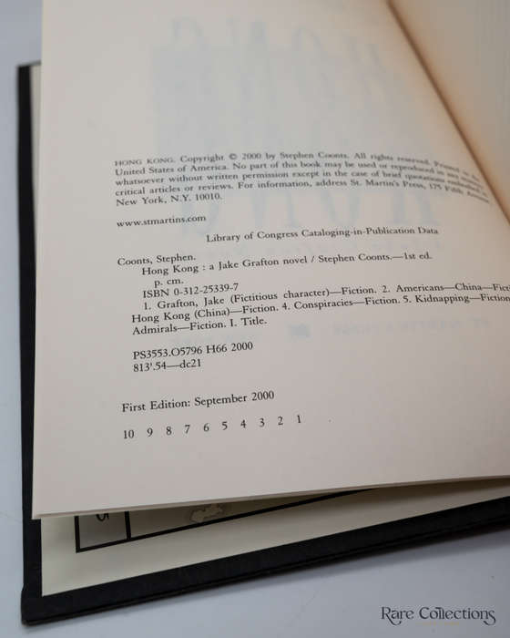 Hong Kong by Coonts, Stephen - Signed Copy