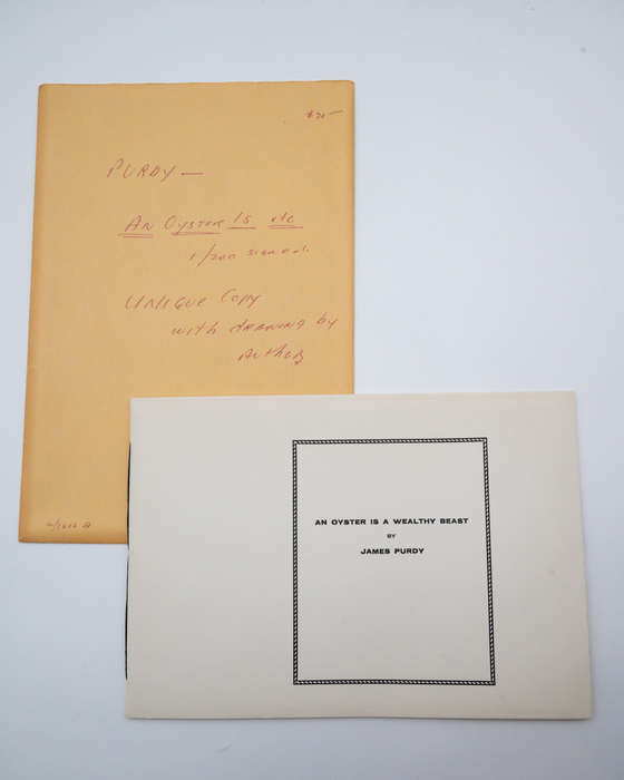 An Oyster is a Wealthy Beast by Purdy, James  (Signed + Author Drawing)