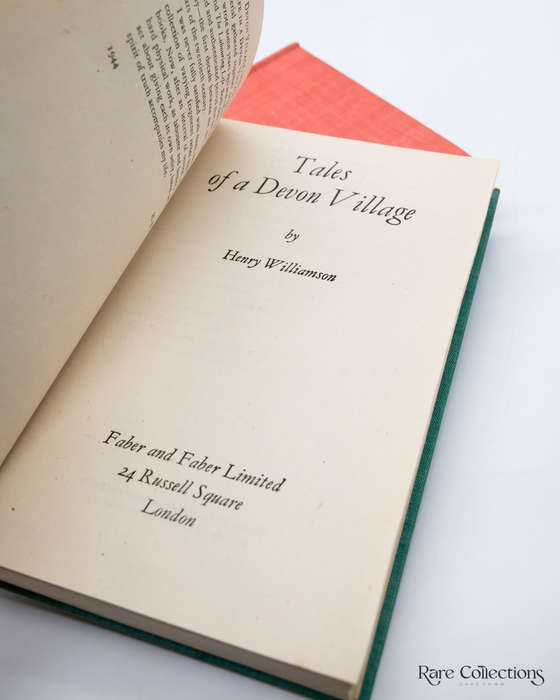 Tales of a Devon Village & Life in a Devon Village by Williamson, Henry