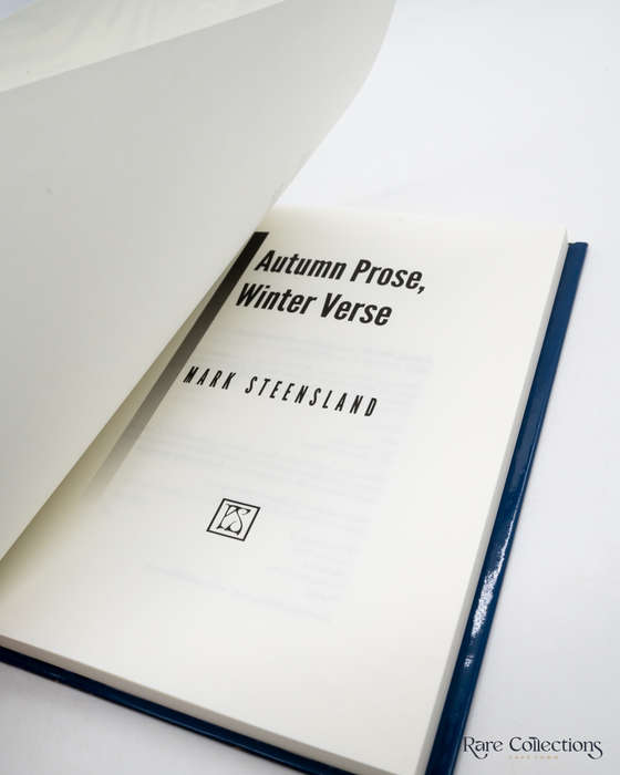 Autumn Prose Winter Verse by Steensland, Mark (Signed Limited Edition)