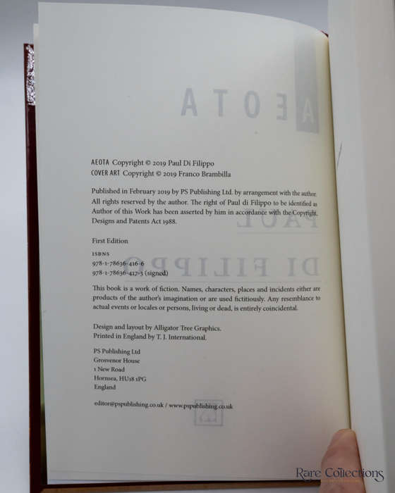 Aeota by Di Filippo, Paul - signed