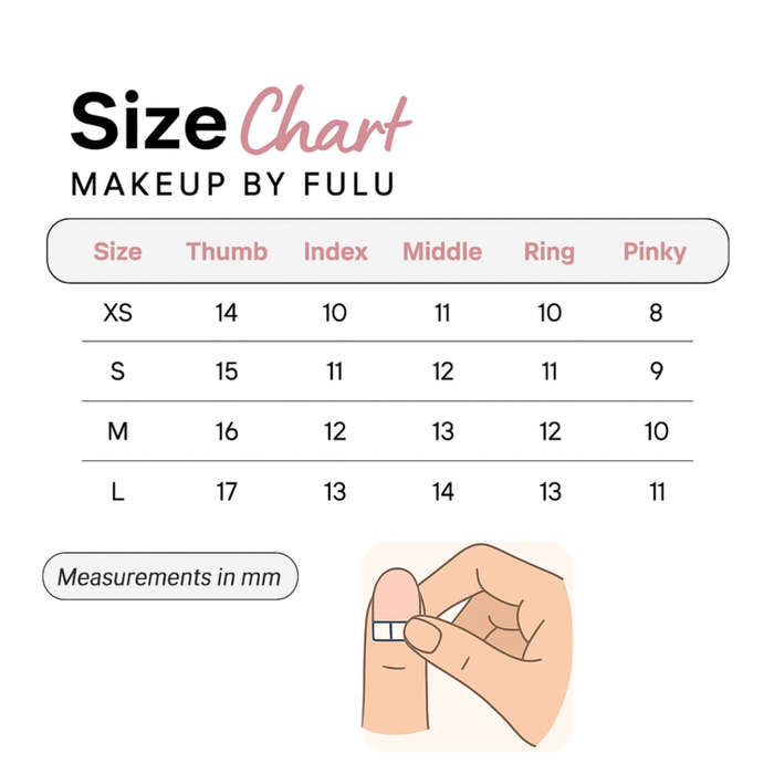 MBF Elegant Almond Press-On Nails - Timeless Nude with Classic French Tip (Small & Medium Sizes)