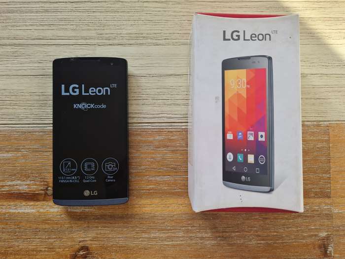 LG Leon LTE 8GB Black Titanium