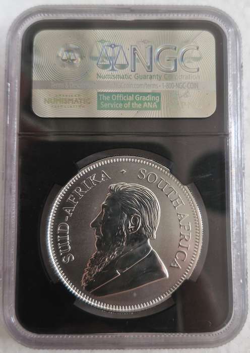 2017 Silver Krugerrand Premium Uncirculated First releases NGC graded SP70