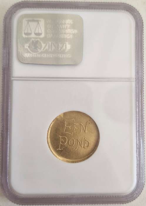 1902 ZAR Boer War Veldpond Graded AU58