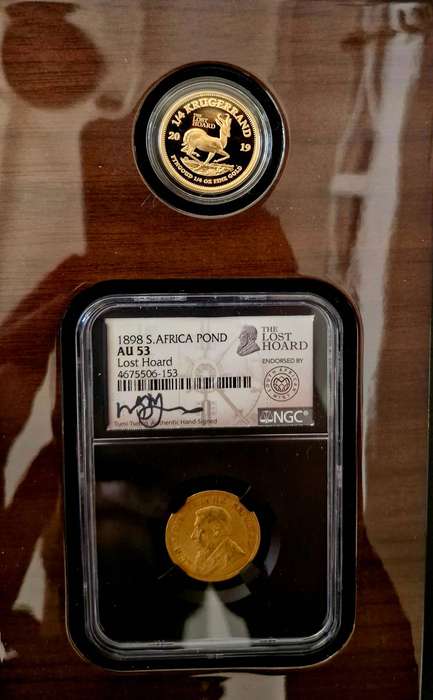 1898 ZAR Kruger Pond Last Hoard Set Graded AU53
