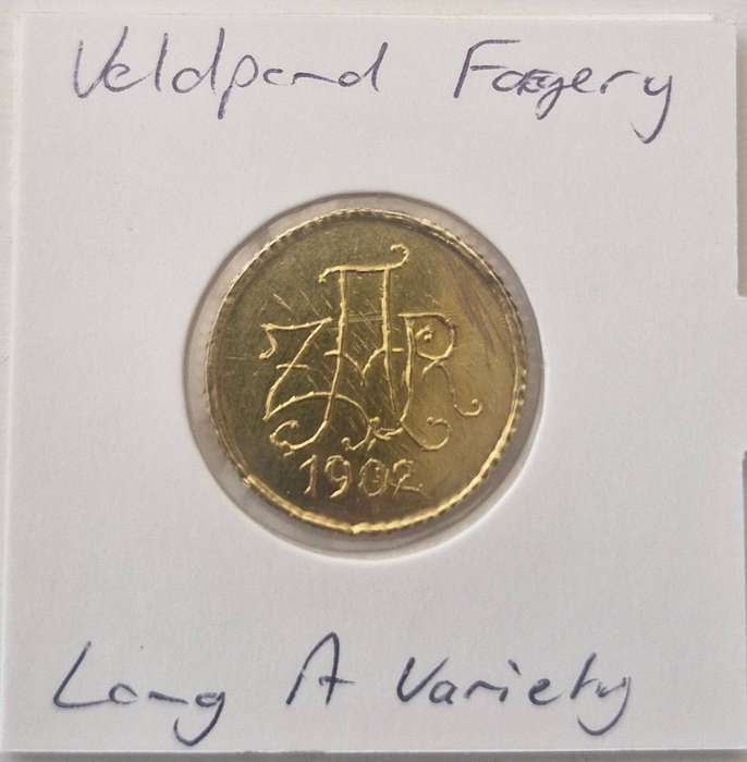 1902 ZAR Boer War Veldpond Forgery Levine F31