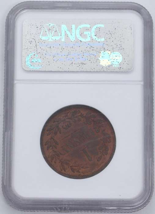 1888 Orange Free State Pattern Penny Graded PF63