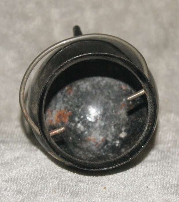 Vintage hand painted miniature "Oribi Gorge" enamel potjie pot